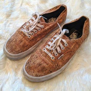 Cork-Pattern Vans